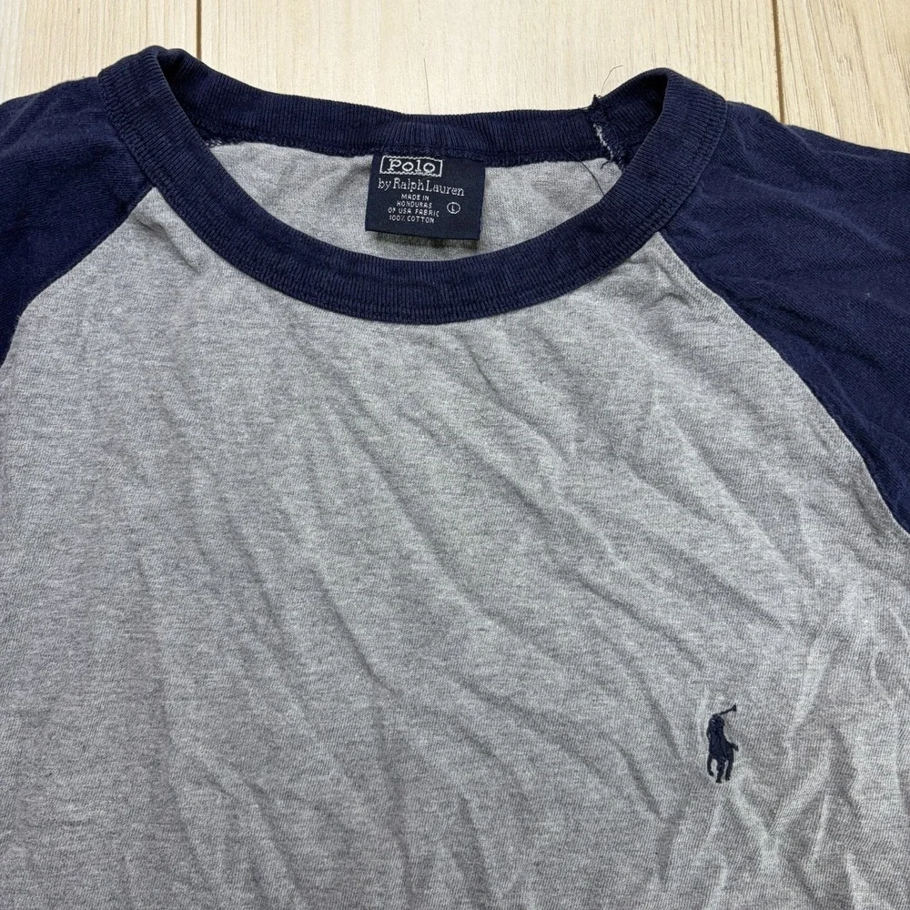 Polo Ralph Lauren Mens Large T-Shirts Lot Of 6 Hoodie Long Sleeve
